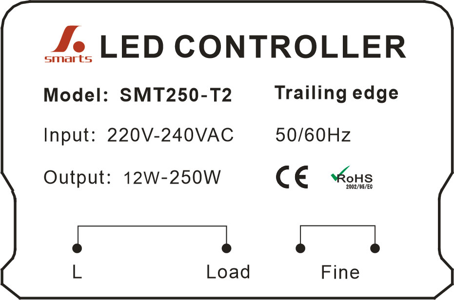 dimming 250w Control Wall Dimmer Switch