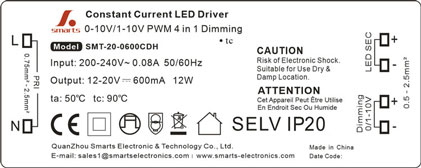dimmable led driver 600ma