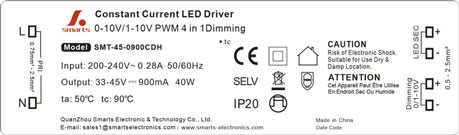 0-10V dimmable constant current LED driver