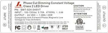 triac dimmable constant voltage