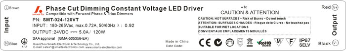 led driver 24v triac dimmable led power supply