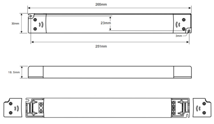 led driver model 24V 36w
