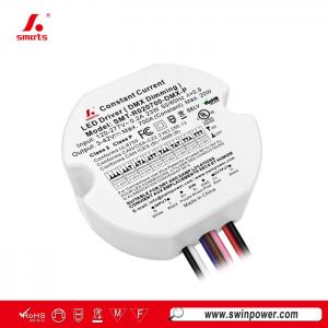 محول طاقة LED دائري بتيار مستمر بقدرة 20 واط وقابل للعتلم باستخدام DALI-2 وبتحكم رقمي لمشاريع الإضاءة - Swin Power