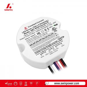 مشغل LED دائري بتيار ثابت وقابل للتعتيم DALI-2 بقدرة 40 واط وعالي الإخراج لإضاءة الـ LED - Swin Power