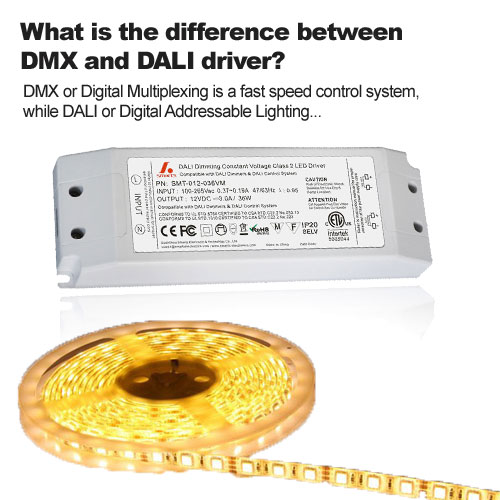 ما هو الفرق بين DMX و DALI driver؟
