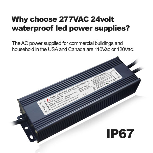 لماذا تختار 277VAC  24 فولت طاقة led مقاومة للماء 