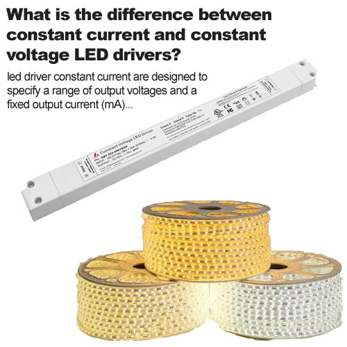 ما هو الفرق بين محركات التيار المستمر والجهد الثابت LED؟