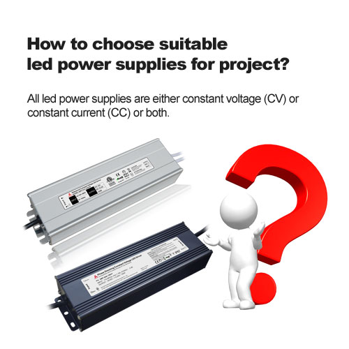  كيف لاختيار إمدادات الطاقة LED مناسبة للمشروع؟ 