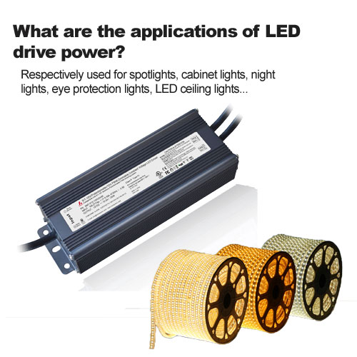 ما هي تطبيقات طاقة محرك LED؟