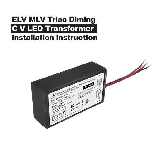 تعليمات تركيب محول ELV MLV Triac Diming CV LED