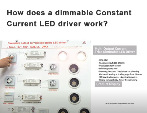 كيف يعمل برنامج تشغيل LED الحالي الثابت القابل للتعتيم؟